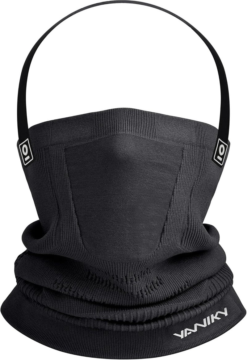 YANIKY Winter Neck Warmer Gaiter Ski Face Mask, Breathable Fleece Balaclava Windproof Cold Weather Scarf - Image 1